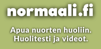 Normaali.fi Apua nuorten huoliin. Huolitesti ja videot